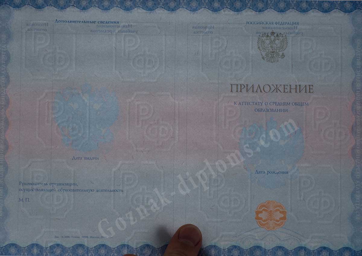 Аттестат за 11 класс 2014-2026